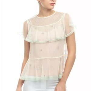 Valentino sheer shirt